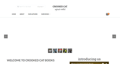 Desktop Screenshot of crookedcatbooks.com